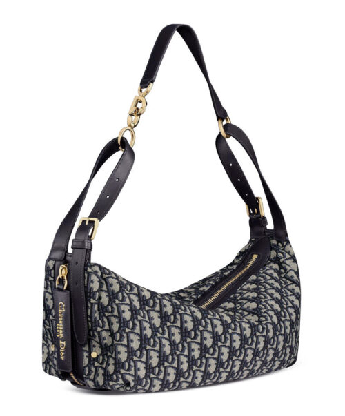 Christian Dior Medium D-Journey Bag M2417 Dark Blue